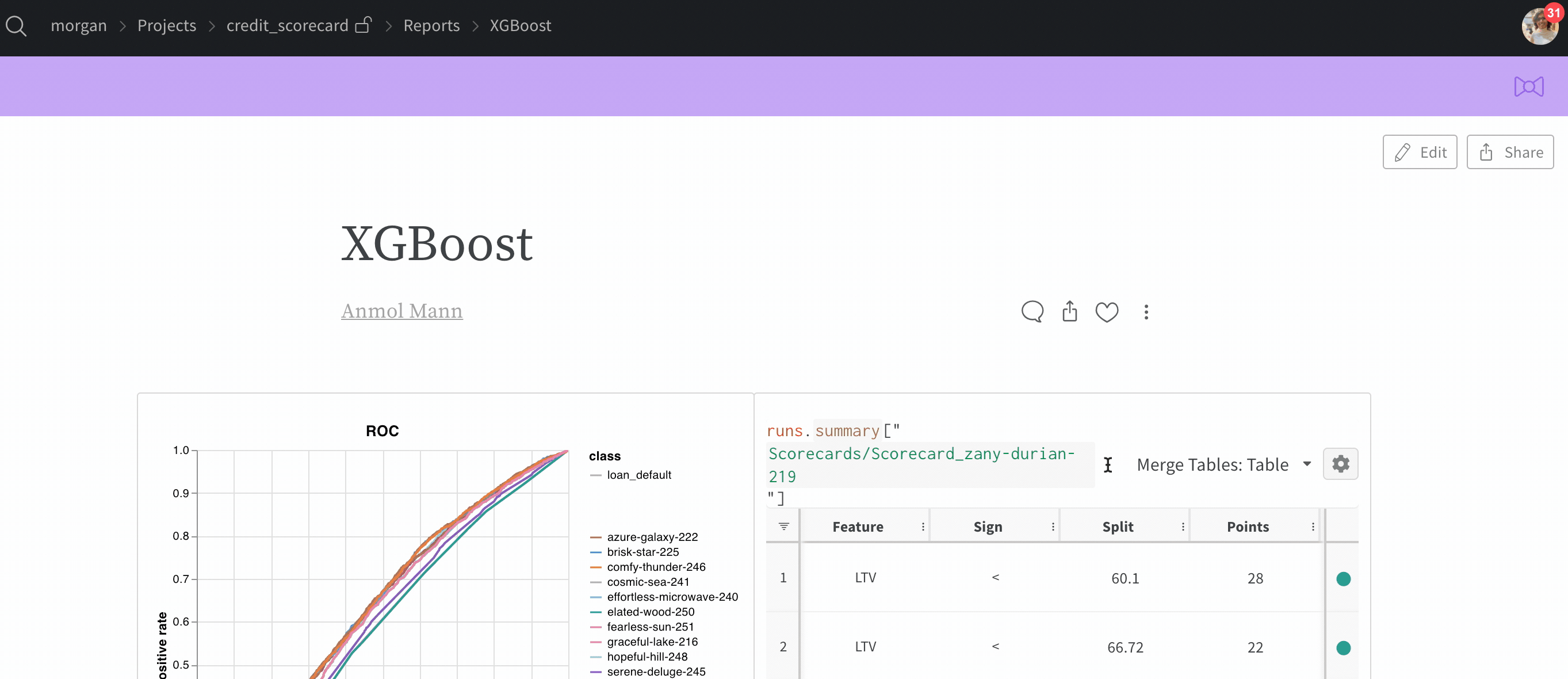 원치 않는 리포트 및 초안 삭제하기